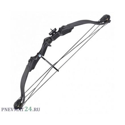 Детский блочный лук Man Kung MK-CB009, 11 кг, 84 см (черный)